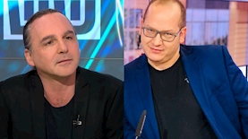 חיים לוינסון ואבישי בן חיים, צילום: טוויטר/צילום מסך, רשת 13